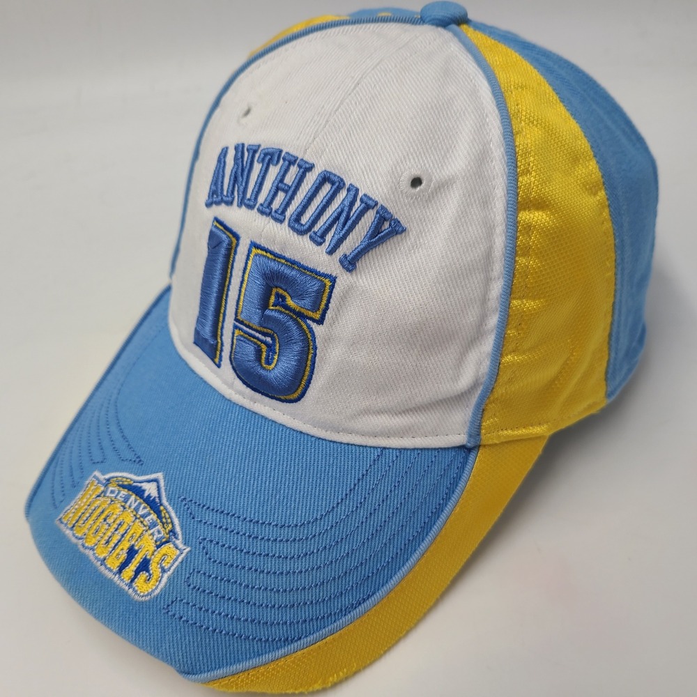 Vintage Denver Nuggets Hat Adjustable (Fits Small) Drew Pearson Carmelo Anthony